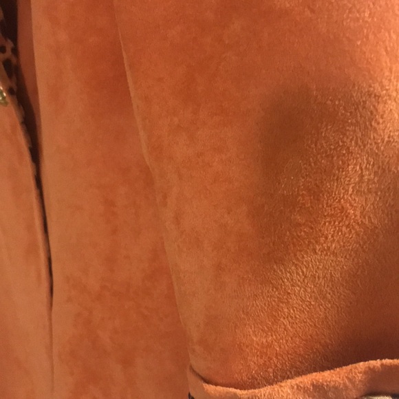 Absolutely amazing spring brushed suede reversible coat - Picture 12 of 12